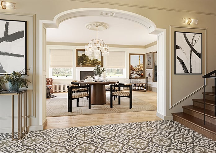 Norrland, Buff - Motorised Roman Blind - Image 6